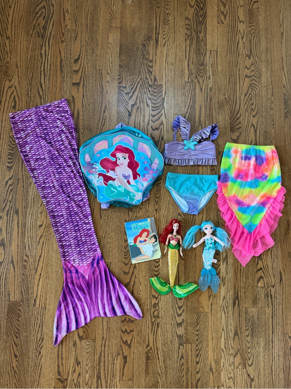 Disney Little Mermaid Swim and Toy Bundle